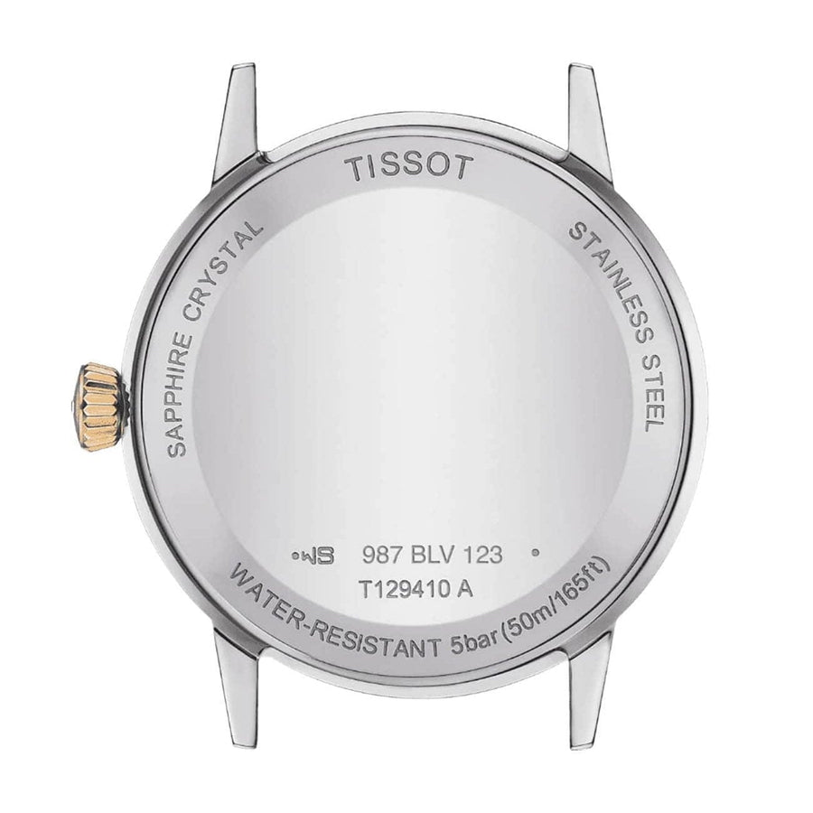 Tissot Classic Dream Ivory Dial Brown Leather Strap Watch for Men - T129.410.26.263.00