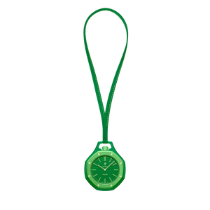 Swatch Royal Pop Green Dial Green Leather Strap Watch for Men - Green Eight