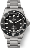 Tudor Pelagos Black Dial Grey Steel Strap Watch for Men - M25600TN-0001