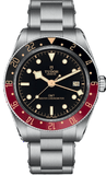 Tudor Black Bay 58 Black Dial Silver Steel Strap Watch for Men - M7939G