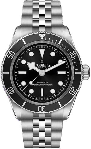 Tudor Black Bay Black Dial Silver Steel Strap Watch for Men - M7941A1A0NU-0003