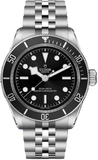 Tudor Black Bay Black Dial Silver Steel Strap Watch for Men - M7941A1A0NU-0003