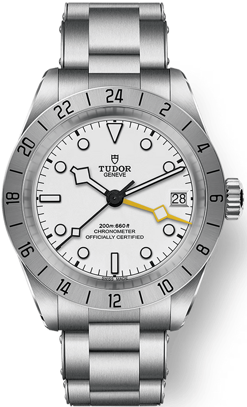 Tudor Black Bay Pro Silver Dial Silver Steel Strap Watch for Men - M79470-0004