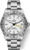 Tudor Black Bay Pro Silver Dial Silver Steel Strap Watch for Men - M79470-0004