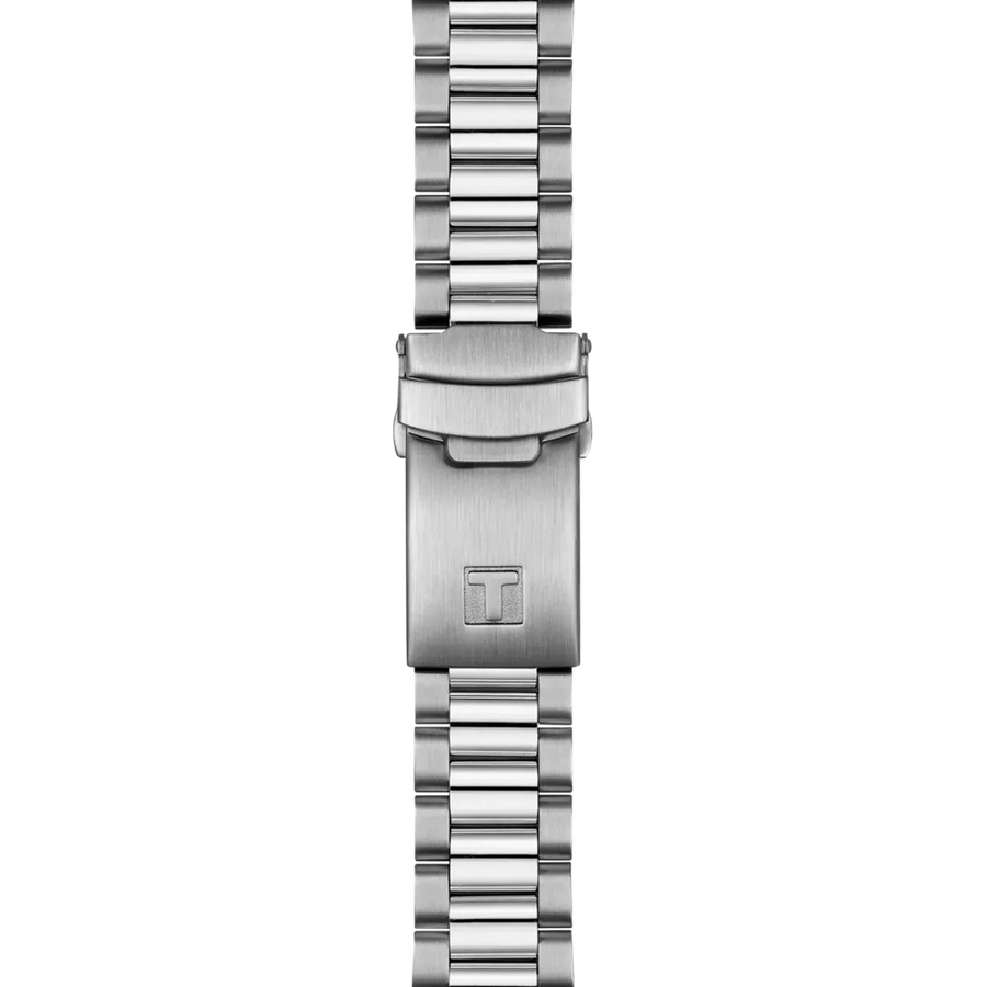 Tissot PR516 Chronograph Blue Dial Silver Steel Strap Watch for Men - T149.417.11.041.00