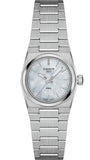 Tissot PRX Quartz Mother of Pearl Dial Silver Steel Strap Watch for Women - T137.010.11.111.00