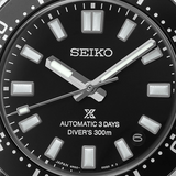 Seiko Prospex 1965 Heritage Divers Automatic Black Dial Silver Steel Strap Watch for Men - SPB453J1