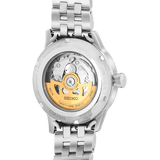 Seiko Presage Cocktail Time Automatic Blue Dial Silver Steel Strap Watch for Men - SRPB41J1