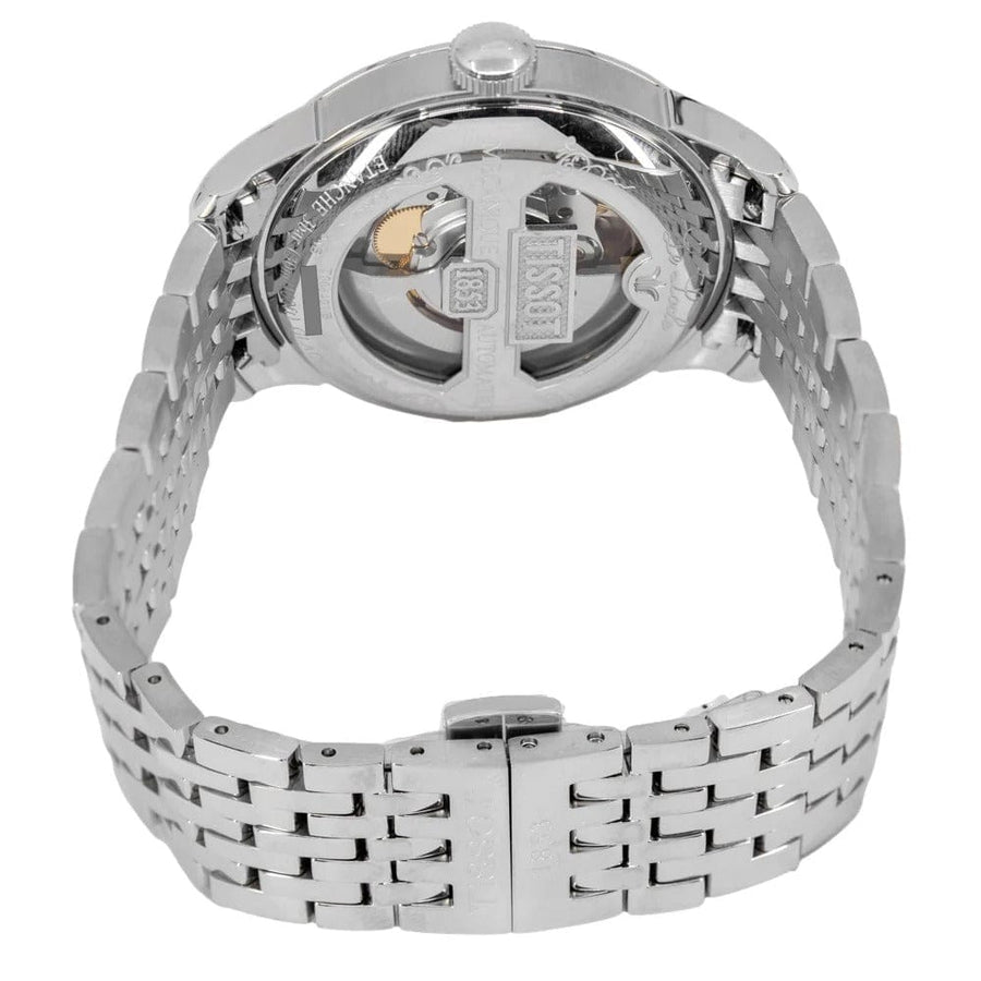 Tissot Le Locle Powermatic 80 Automatic Green Dial Silver Steel Strap Watch for Men - T006.407.11.093.00