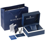 Maserati SFIDA Chronograph Black Dial Black Silicone Strap Watch for Men - R8871640005