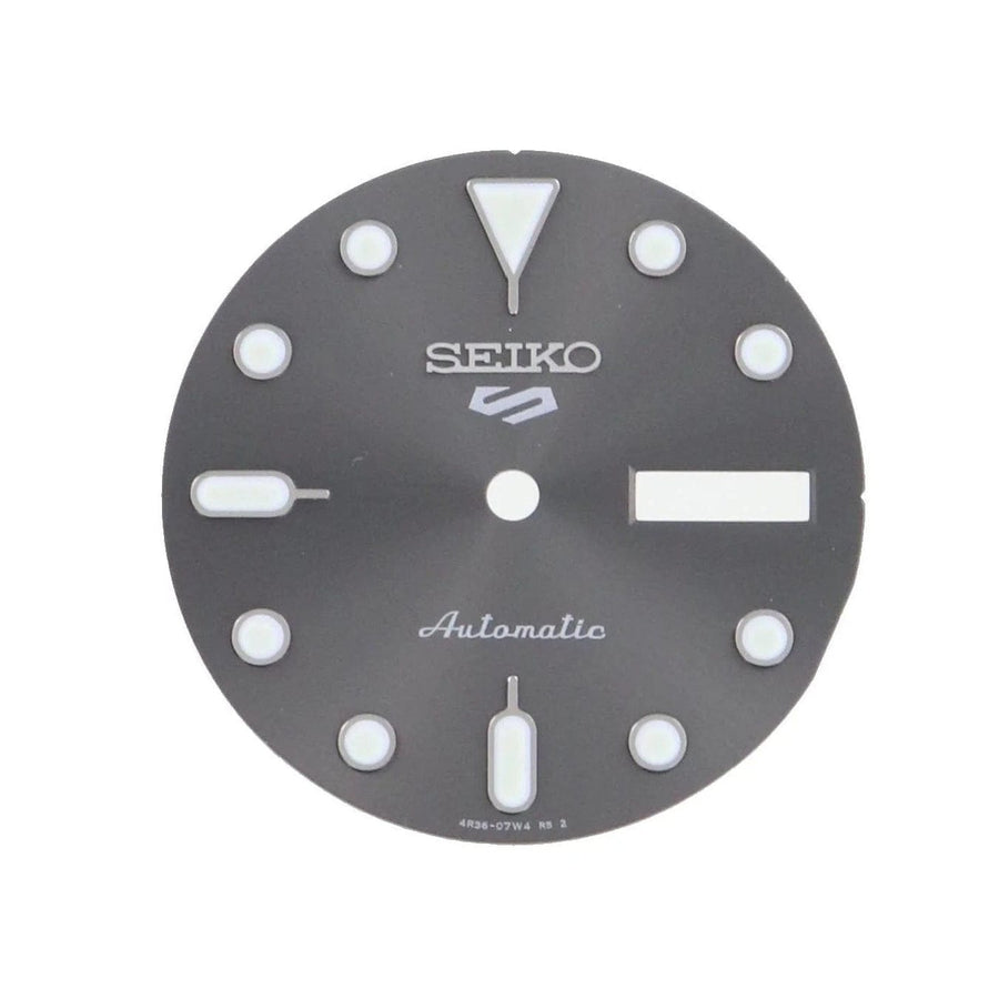Seiko 5 Sports Automatic Grey Dial Grey Nylon Strap Watch for Men - SRPE61K1
