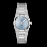 Tissot PRX Quartz Ice Blue Dial Silver Steel Strap Watch for Women - T137.010.11.351.00