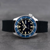 Seiko 5 Sports SKX Automatic Blue Dial Blue Silicone Strap Watch for Men - SRPD71K2