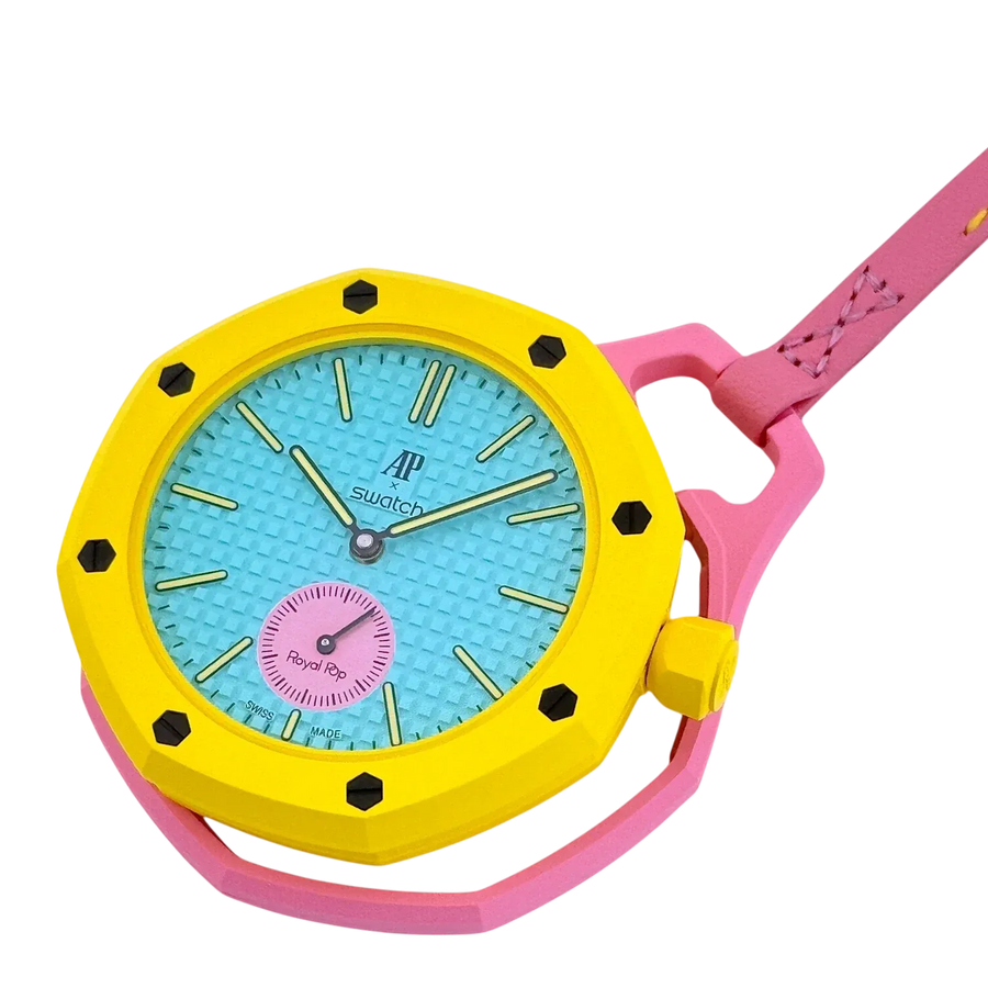 Swatch x AP Royal Pop Blue Dial Lanyard Watch for Women - Otg Roz