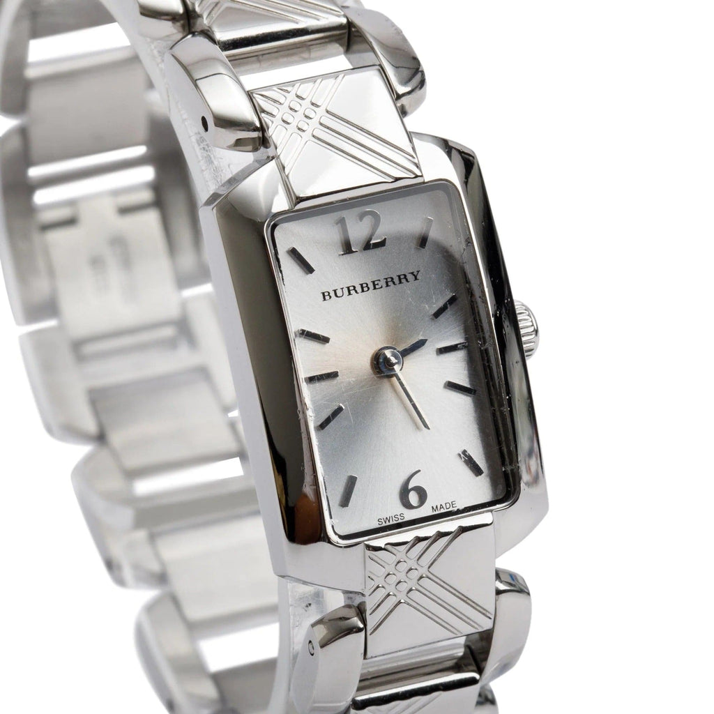 Burberry Heritage Quartz Silver Dial Silver Steel Strap Watch for Women - BU4211