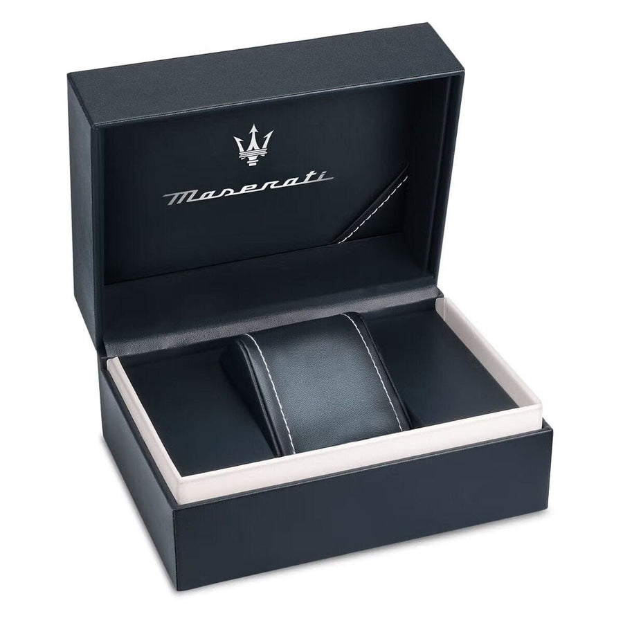 Maserati Tradizione Chronograph Blue Dial Silver Steel Strap Watch for Men - R8873646005