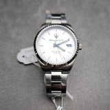 Maserati Competizione Silver Dial Silver Steel Strap Watch for Men - R8853100045