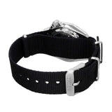 Seiko 5 Sports Automatic Black Dial Black Nylon Strap Watch for Men - SRPE67K1