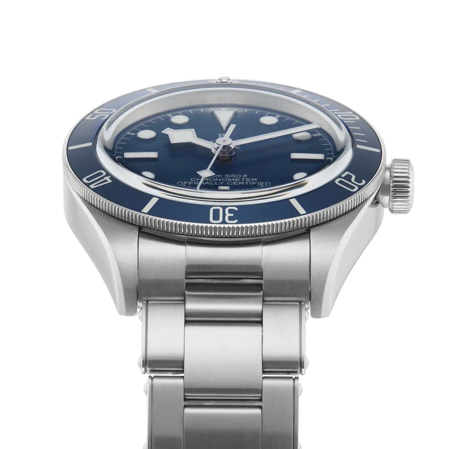 Tudor Black Bay Blue Dial Silver Steel Strap Watch for Men - 79030B-0001