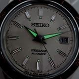 Seiko Presage Champagne Dial Silver Steel Strap Watch For Men - SRPH93J1