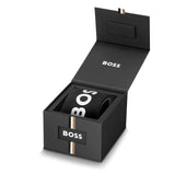 Hugo Boss Avery Chronograph Black Dial Black Steel Strap Watch for Men - 1514256