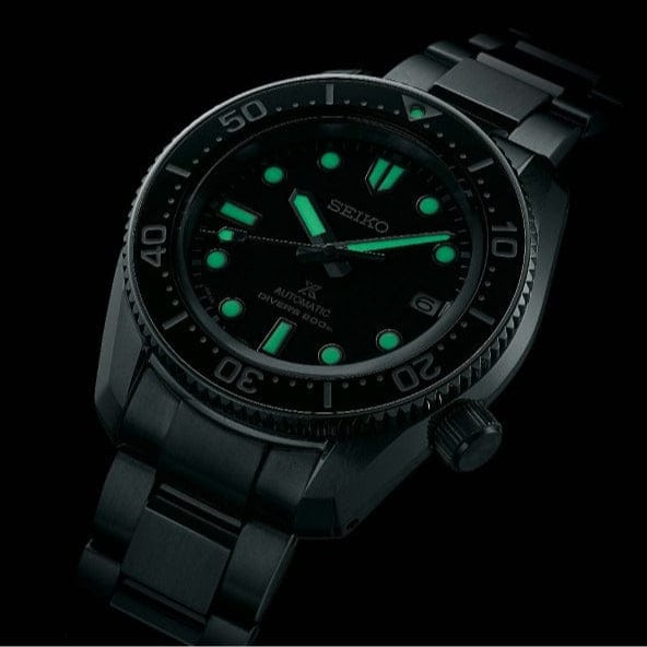 Seiko Prospex Marinemaster Automatic Scuba Divers Blue Dial Silver Steel Strap Watch for Men - SPB187J1
