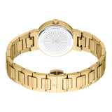 Just Cavalli Donna Glam Silver Dial Gold Steel Strap Watch for Women - RC5L098M0025