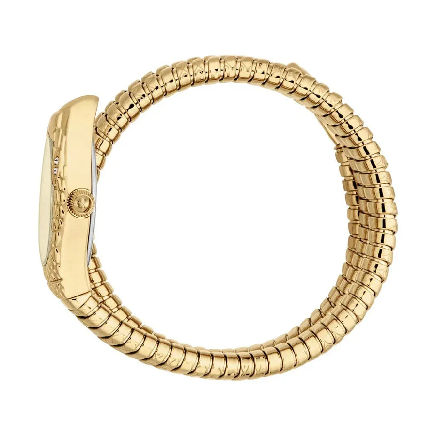 Just Cavalli Aurela Gold Dial Gold Steel Strap Watch for Women - JC1L374M0025
