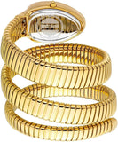 Just Cavalli Vezzoso White Dial Gold Steel Strap Watch for Women - JC1L230M0035