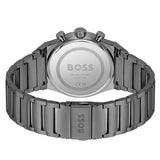 Hugo Boss Candor Chronograph Blue Dial Grey Steel Strap Watch for Men - 1514223