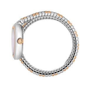 Just Cavalli Aversa Mother of Pearl Dial Two Tone Steel Strap Watch for Women - JC1L222M0065