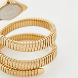 Just Cavalli Mesmerizing Red Dal Gold Steel Strap Watch for Women - JC1L304M0035