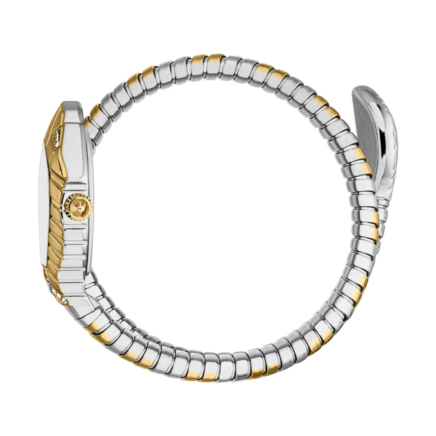 Just Cavalli Speranza Silver Dial Two Tone Steel Strap Watch for Women - JC1L356M0055