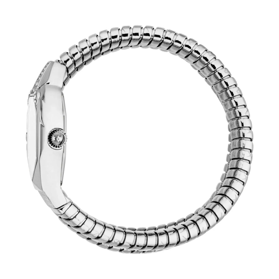 Just Cavalli Ambra Blue Dial Silver Steel Strap Watch for Women - JC1L370M0025