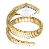 Just Cavalli Ferocious Green Dial Gold Steel Strap Watch for Women - JC1L306M0045