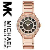 Michael Kors Kerry Black Mother of Pearl Dial Rose Gold Dial Watch for Women - MK3397