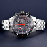 Tissot PRS 200 Chronograph Grey Dial Silver Steel Strap Watch For Men - T067.417.21.051.00