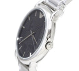 Emporio Armani Classic Quartz Grey Dial Silver Steel Strap Watch For Men - AR11134