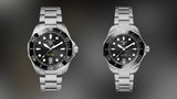 Tag Heuer Aquaracer Professional 300 Automatic Black Dial Silver Steel Strap Watch for Women - WBP231D.BA0626