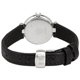 Tissot Bellissima Small Lady Silver Dial Black Leather Strap Watch For Women - T126.010.16.013.00