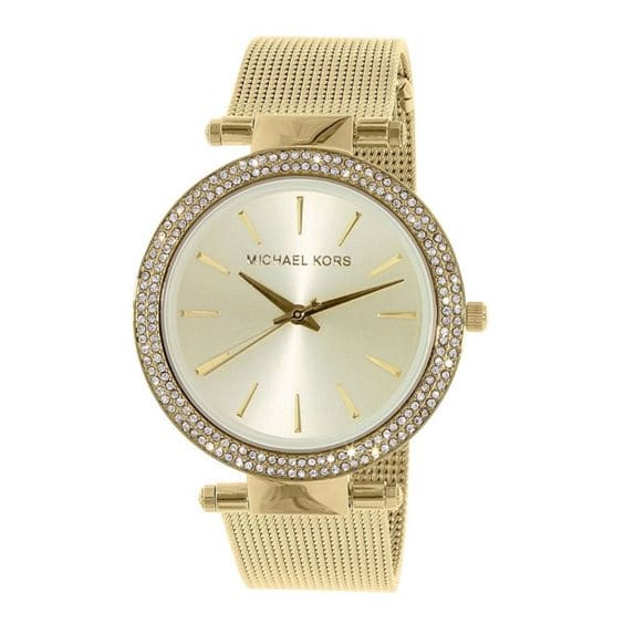 Michael Kors Darci Gold Dial Gold Mesh Bracelet Watch for Women - MK3368