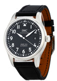 IWC Pilot's Mark XVIII 40mm Black Dial Black Leather Strap Watch for Men - IW327001