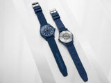 IWC Pilot’s Watch Automatic "Laureus Sport for Good" Edition Blue Dial Blue Nylon Strap Watch for Men - IW328101