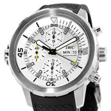 IWC Aquatimer Chronograph White Dial Black Rubber Strap Watch for Men - IW376801