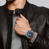 IWC Aquatimer Automatic Chronograph 44mm Blue Dial Black Rubber Strap Watch for Men - IW376805