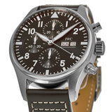 IWC Pilot's Watch Chronograph Edition Brown Dial Brown Leather Strap Watch for Men - IW377713