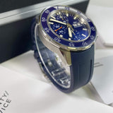 IWC Aquatimer Chronograph Blue Dial Blue Rubber Strap Watch for Men - IW376711