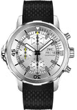 IWC Aquatimer Chronograph White Dial Black Rubber Strap Watch for Men - IW376801