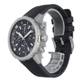 IWC Aquatimer Chronograph Black Dial Black Leather Strap Watch for Men - IW376803