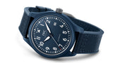 IWC Pilot’s Watch Automatic "Laureus Sport for Good" Edition Blue Dial Blue Nylon Strap Watch for Men - IW328101